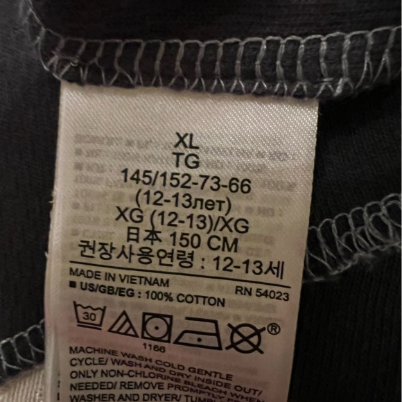 Gap Boys NWT NEW Long Sleeve Waffle Tee Cotton Gray - Picture 6 of 6